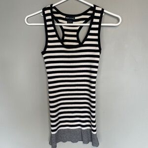 Wet Seal striped cotton blend tank top size XS